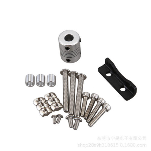 热销3d打印机配件cr-10/sender3/3s升级双z轴丝杆套件铝型材套件d