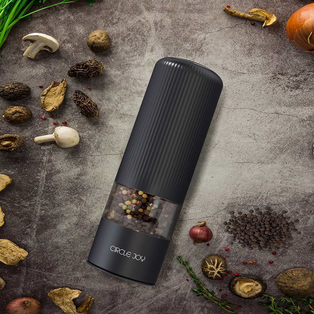 热销圆乐电动研磨器花椒研磨机家用便携式胡椒研磨器海盐现磨碾磨