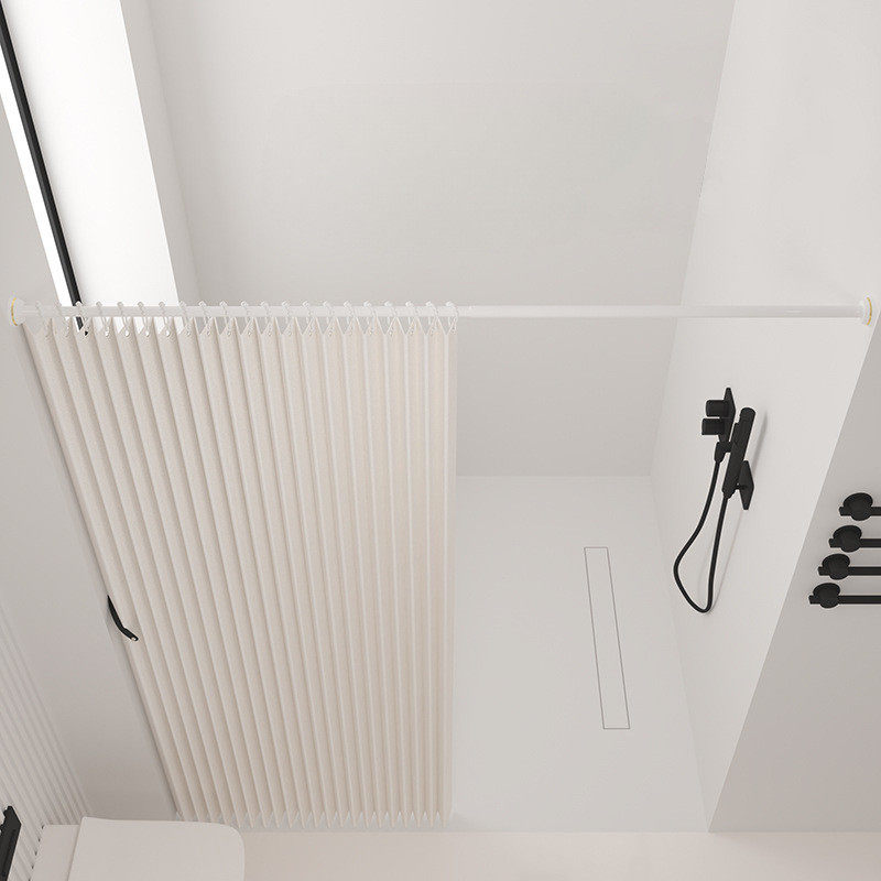 浴间浴帘套装免打孔浴室防水布卫生间高级隐形防霉折叠淋浴隔断帘,家庭/个人清洁工具,浴帘,淘宝优惠券,粉丝福利购,淘宝优惠卷