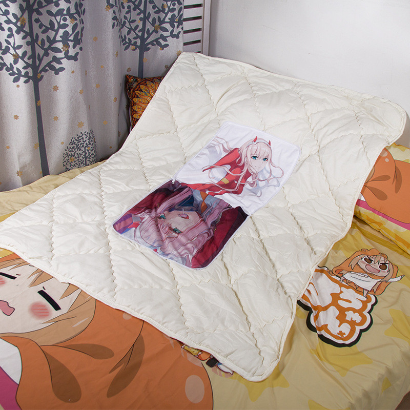 卡通棉麻空调被被子汽车抱枕多功能沙发靠垫被抱枕被来图定制批发