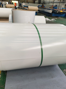 定制锌白钢卷白灰彩涂卷镀彩色彩钢卷彩钢板屋顶彩钢瓦