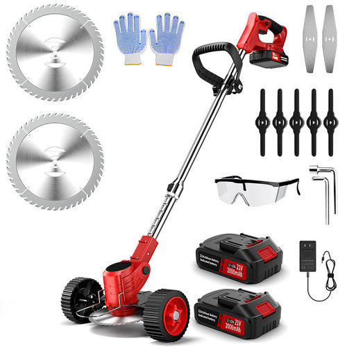 加工定制伸缩外贸割草机电动款无线大功率打草机家用小型割草机