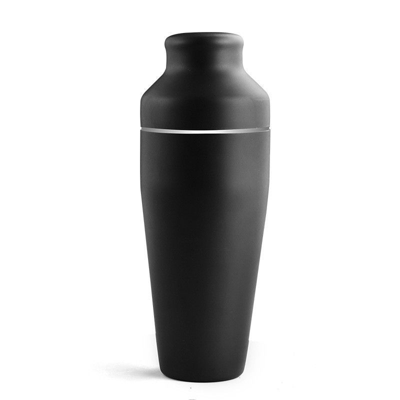 不锈钢器调酒器套装黑色喷漆8件套雪克杯调酒师调酒鸡尾酒摇酒壶