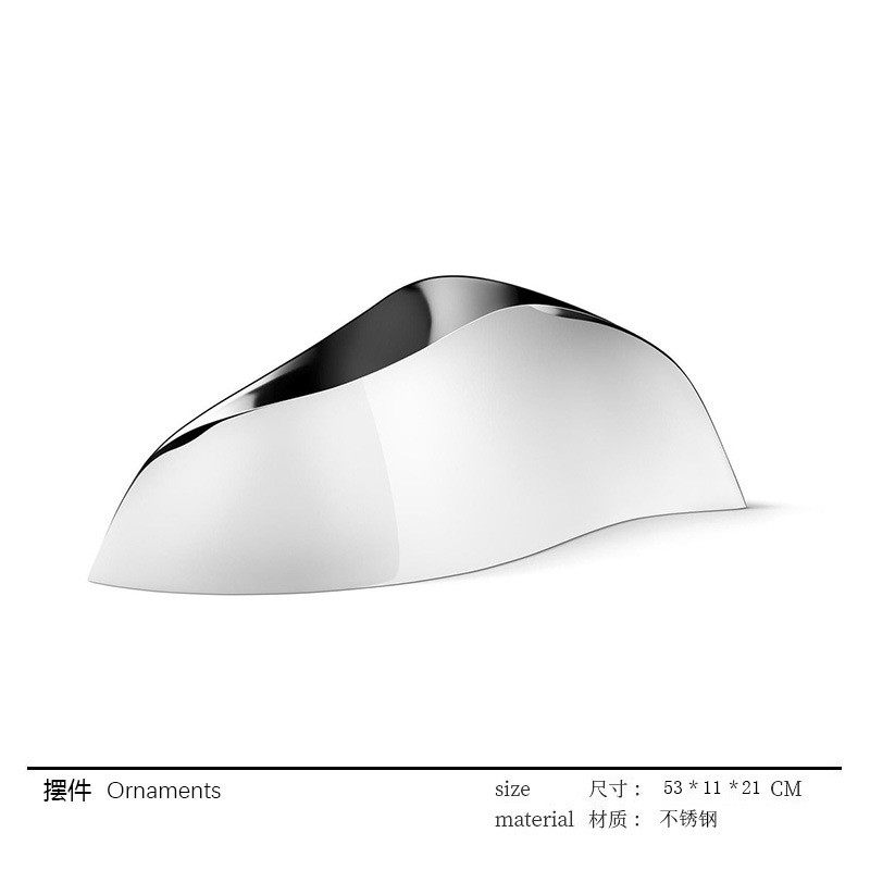 现代不锈钢冰桶香槟红酒酒柜样板房家具店轻奢软装摆件家居装饰品