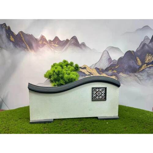 古风院墙手工制作中式庭院中国风古建筑模型木制庭院墙木制工艺品