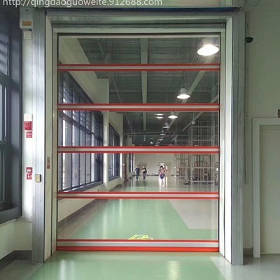热销青岛国威特电子门业有限公司制作销售快速门款式新颖挡挡风尘