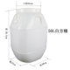 50l塑料桶大口堆码 桶密封方桶涂料带盖广口蓄胶水桶50kg化工业桶