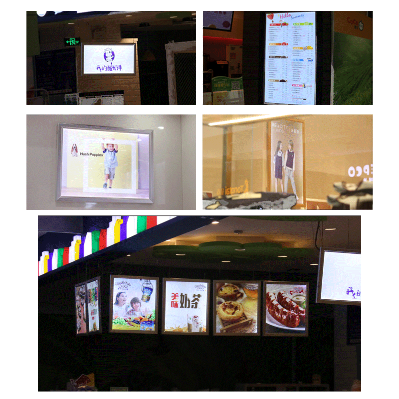 广告牌led灯箱四面开启式灯箱挂墙厂家室内广告灯箱批发