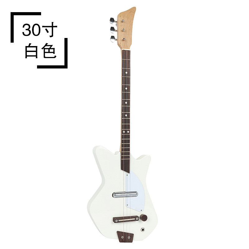三弦成人儿童学生电吉他初学吉他拼装木制练习吉他益智吉