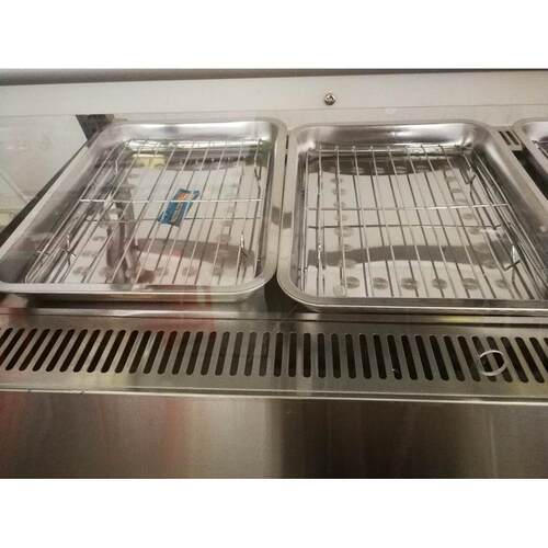 热销热卖杰冠dh-2x2双层陈列展示柜热风食物保温陈列柜商用保温柜
