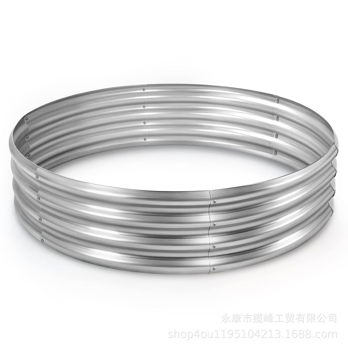 镀锌板移动菜种植床园林花园露营金属菜床种菜床种植箱有机金属箱