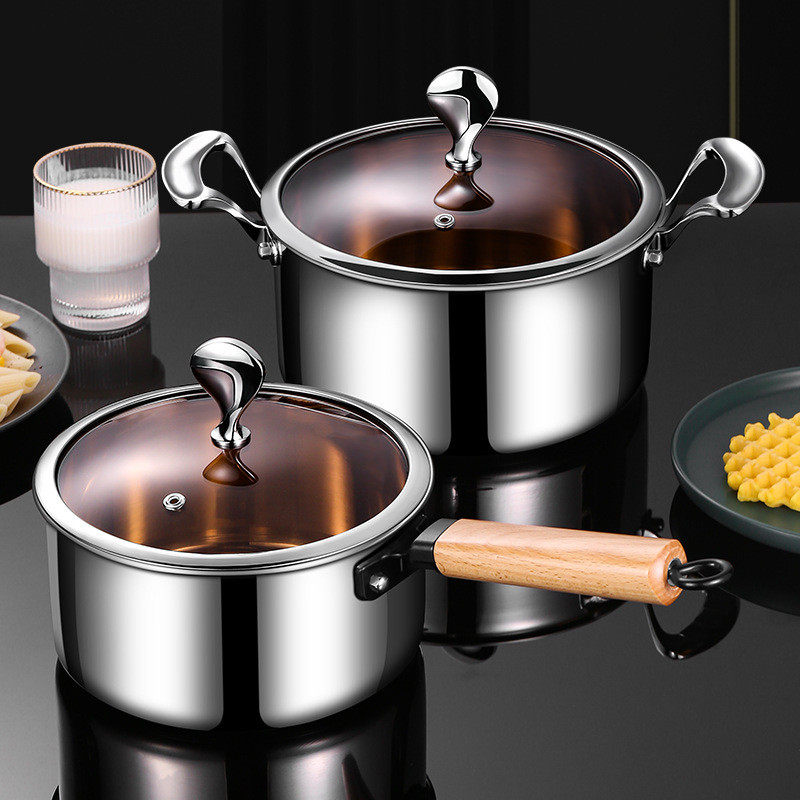 316L不锈钢无涂层小奶锅婴幼儿宝宝辅食家用泡面加厚热牛奶小汤锅,纺织面料/辅料/配套,纺织机械配件,淘宝优惠券,粉丝福利购,淘宝优惠卷