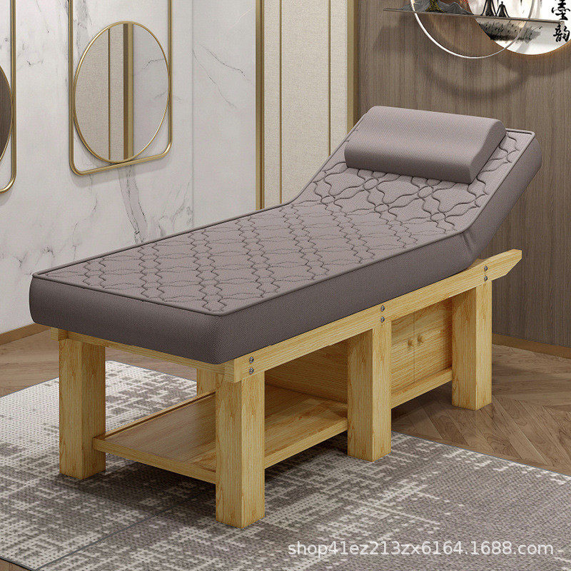实木乳胶美容床采耳按摩床推拿床理疗床纹绣美体专用sap