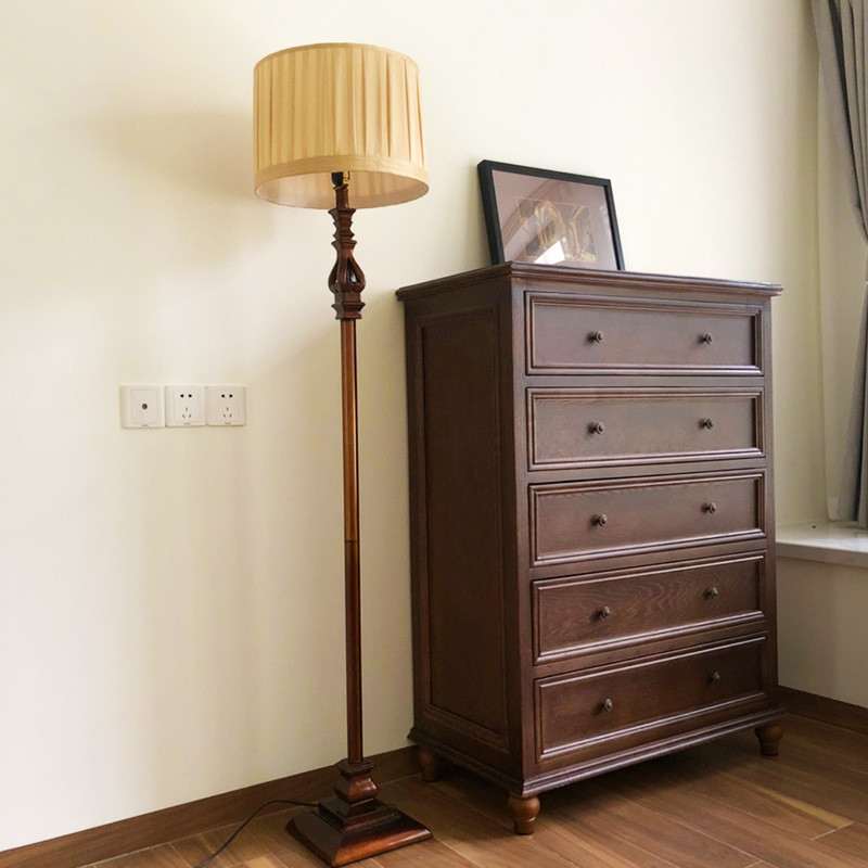 欧式落地灯时尚客厅卧室北欧复古床头卧室简约酒店复古美装饰创意