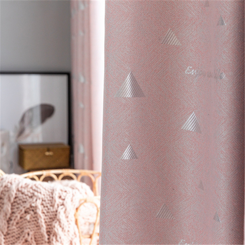 e0pb批发魔术贴窗帘现代简约粘贴式挂钩免打孔安装全遮光隔音轻奢