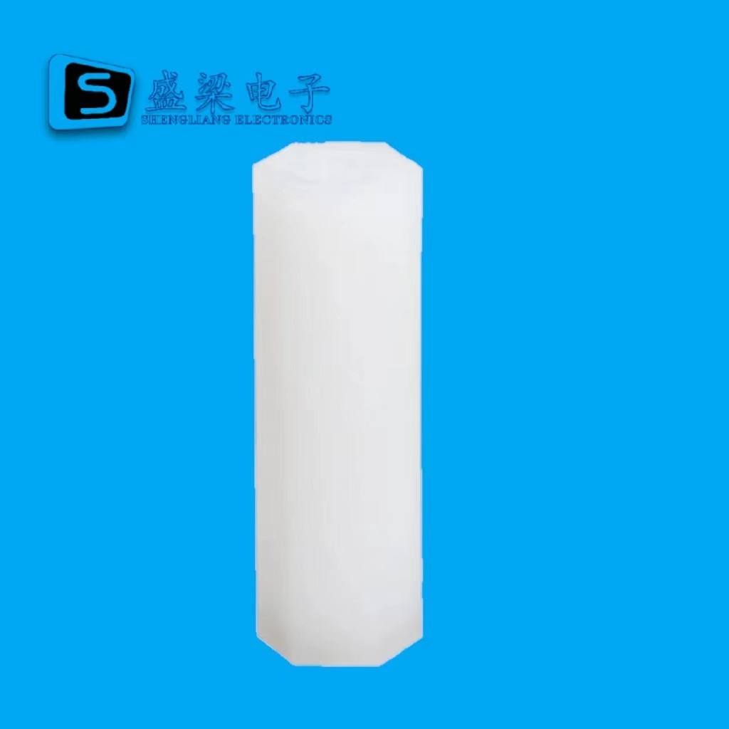 m3六角间隔柱双通尼龙六角柱塑料内螺纹隔离柱m3绝缘间隔柱