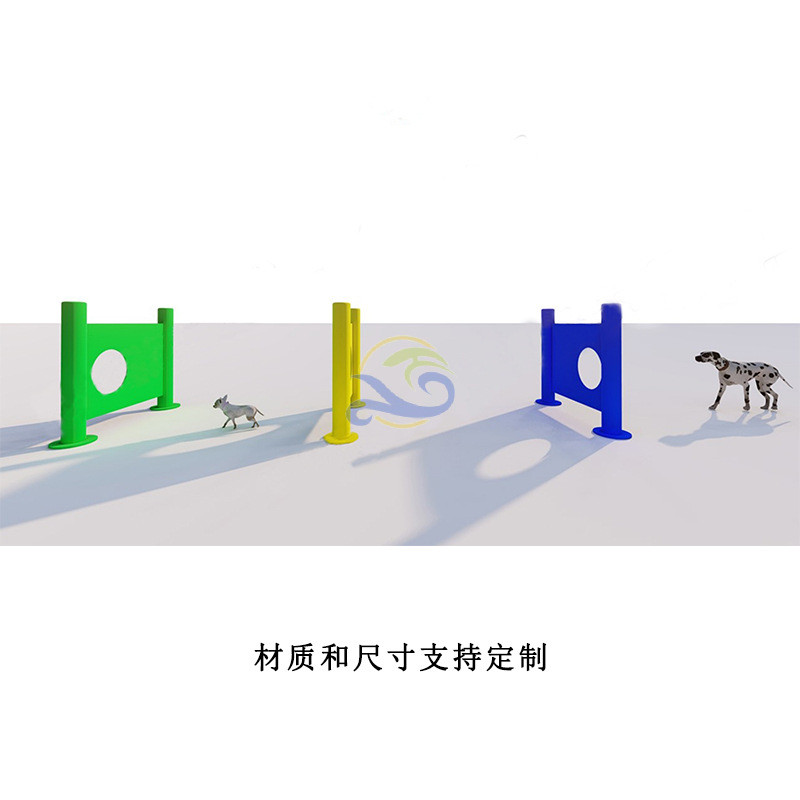 器材乐园游乐设备障碍训练小区饮水设施栓狗犬桩爬坡体能训练宠物