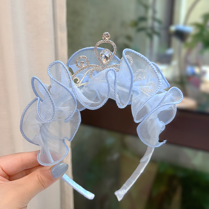 儿童公主花型女宝宝超仙生日发箍皇冠头饰水钻皇冠发饰六一节新款