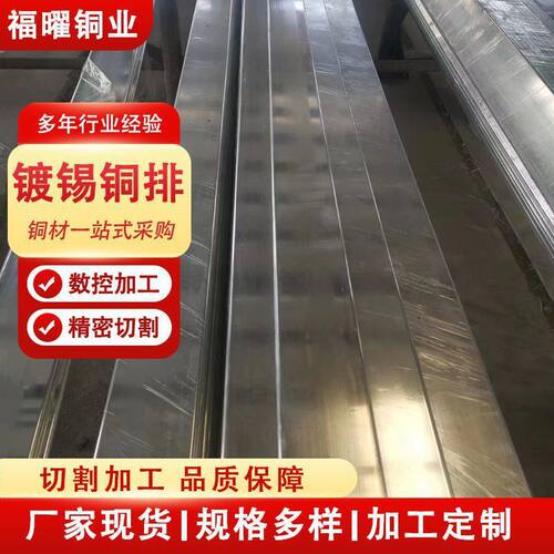 供应tu2无氧紫铜排镀锡铜排t2接地紫铜排光亮挤压拉拔铜母排