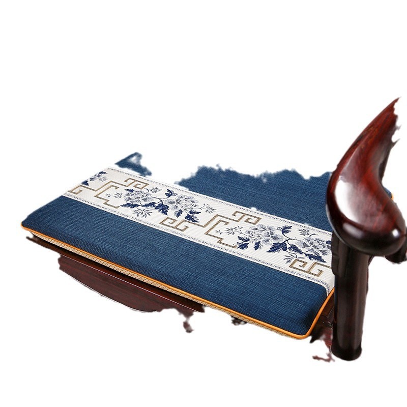 新中式红木沙发垫坐垫实木罗汉床垫子加厚海绵垫乳胶棕垫防滑座垫