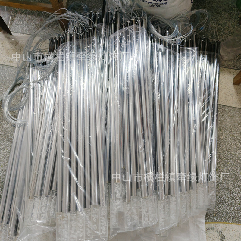婚庆灯吊顶串灯电镀金色火柴道具酒店婚礼堂吊顶灯美陈橱窗装饰灯