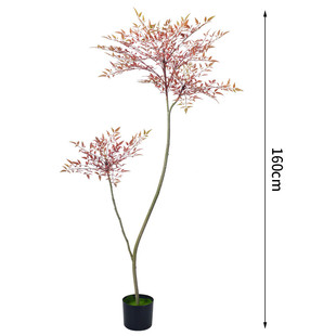 家居客厅大型植物装饰假散尾葵仿真蓝花楹盆栽南天竹仿真树