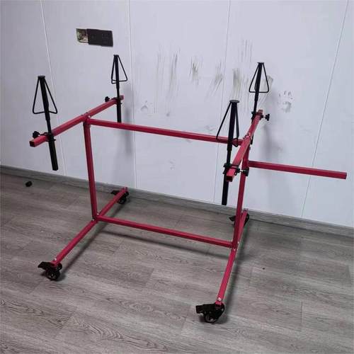 热销车轮主油漆架轮毂油漆架移动旋转合金轮修理油漆架车轮轮毂喷