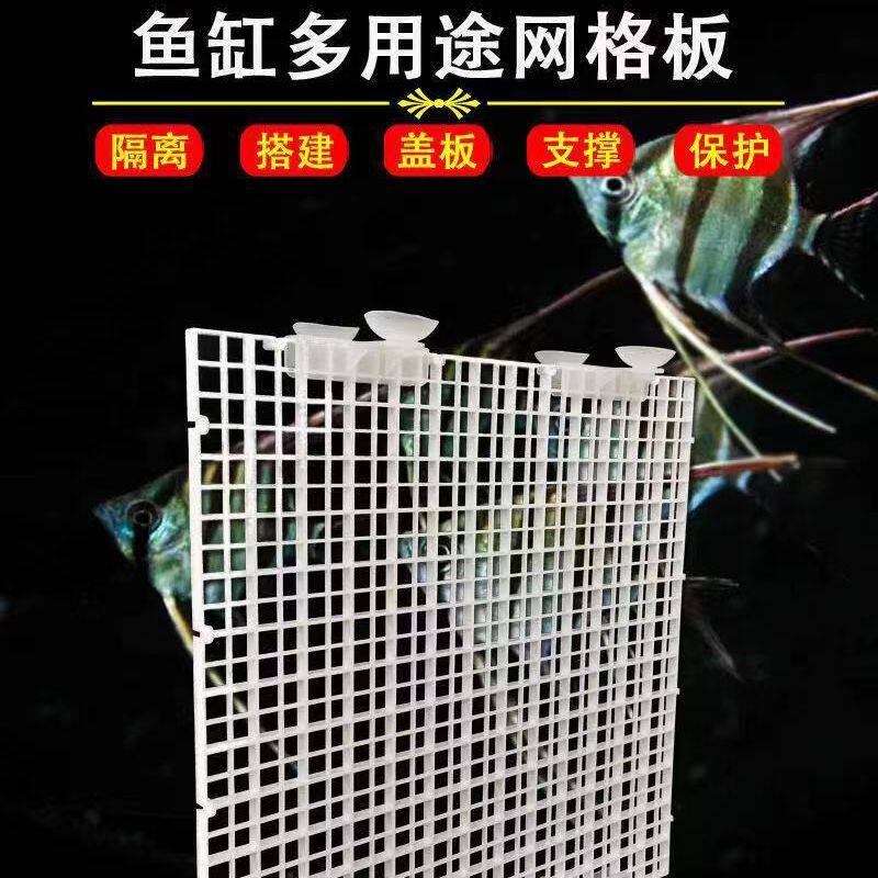 厂家直售隔板底部隔离板隔离网可拆剪可拼接塑料网格分鱼缸