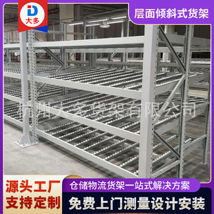 先出流利条货架滚轮滑轨货架易储仓库重型带滚轮流利条货架