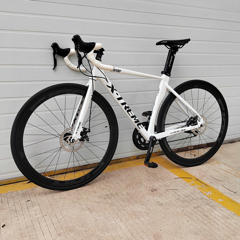 美涵达Xtreme探索者X1600破风公路车碟刹变速弯把铝合金自...