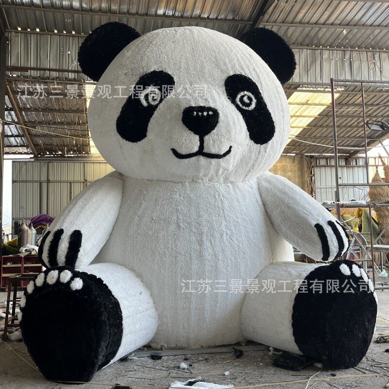 绿雕工艺品景观大型仿真绿雕摆件网红商业美陈景区户外游乐设施