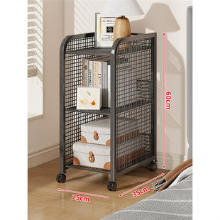 床头柜简易小型家用收纳小柜子储物柜置物架出租房卧室多层整理架