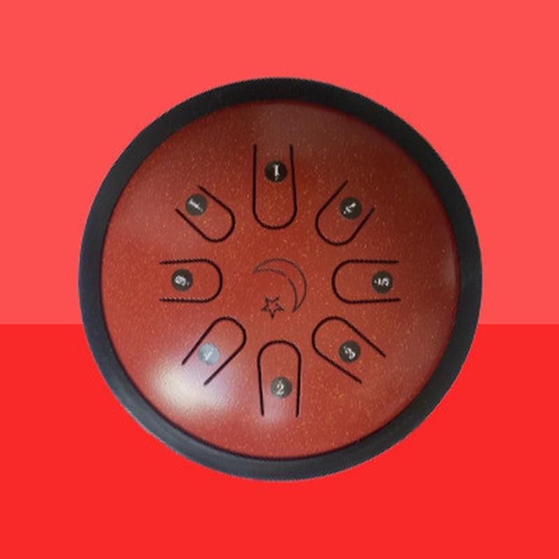 鲁音a级空灵鼓金钢材质7寸高音伴侣12寸空明鼓15音钛专业打击乐器