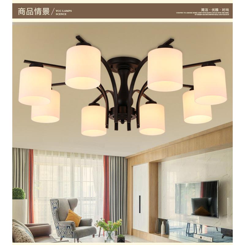 铁艺北欧现代简约吸顶灯卧室客厅吊灯美式灯具房间温馨现代简约灯