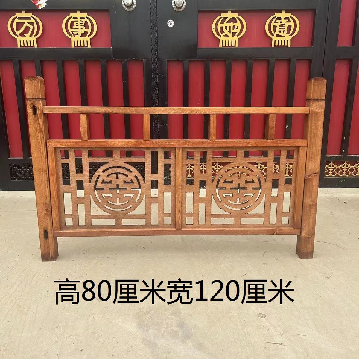 新款婚庆道具木质栅栏新中式路引婚礼布置实木扶手围栏摆件罗马柱
