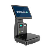 鸿科力商ai蔬菜水果标签秤智能生鲜ai识别标签打印收银称重一体秤