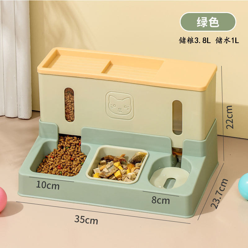 猫碗自动续水喂食喝水喂食器一体双碗宠物食盆小狗猫咪饮水机用品,宠物/宠物食品及用品,喂食器,淘宝优惠券,粉丝福利购,淘宝优惠卷