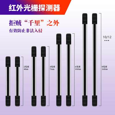 湖南红外栅栏报警器ALEAN/艾礼安ABI30-17210红外对射光栅