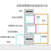 安锁小型酒店保险箱办公家用保险柜入墙衣柜内用批发保险箱密码