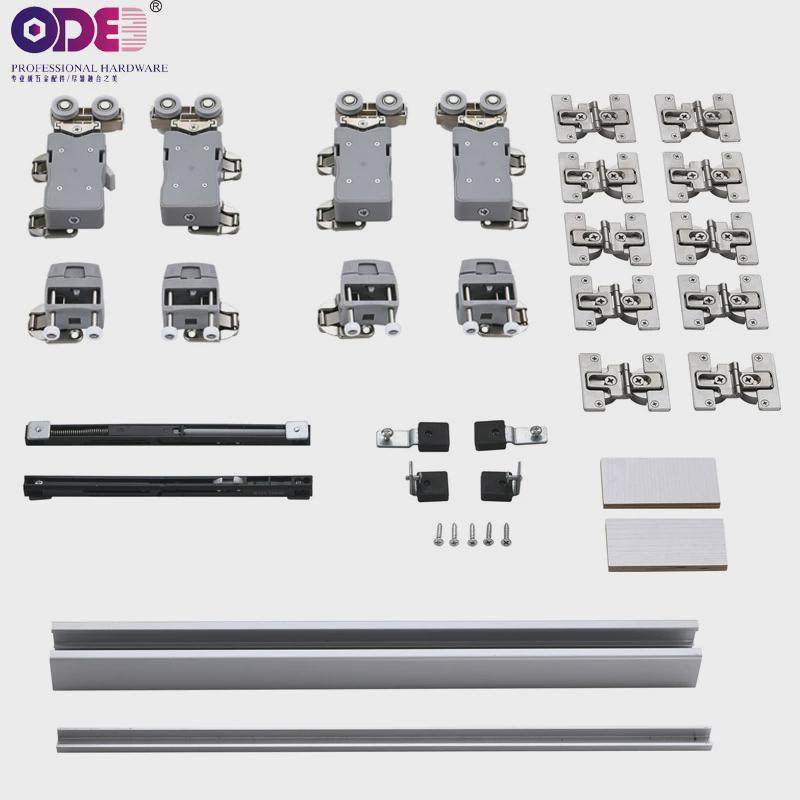 开放衣帽间金属衣柜专用折叠门左右平移门五金配件推拉门吊轮滑轨,家装主材,卫浴五金组合套装/挂件套餐,淘宝优惠券,粉丝福利购,淘宝优惠卷