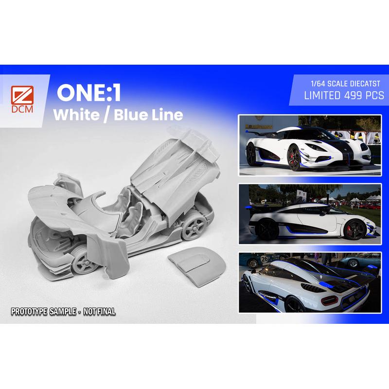 柯尼塞格one1 模型全开合金 dcm 1:64 科尼塞克仿真合金汽车新款