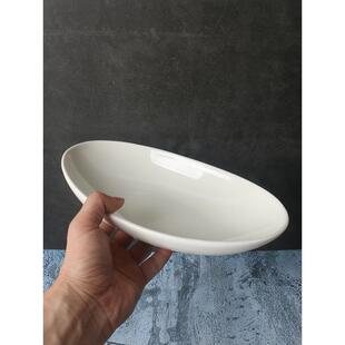 【某牌孤品】简约创意家用鱼盘【高端新骨瓷烤盘中式汤盘菜盘】