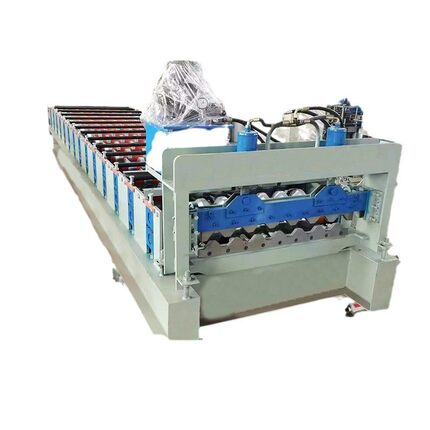 压瓦机750横挂板彩钢压瓦机彩钢瓦设备波浪冷挂板机器横弯机设备