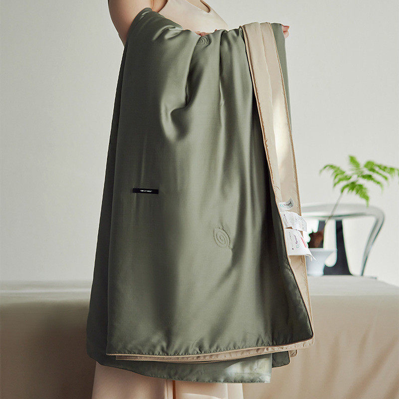 100支兰精天丝莱夏凉被超细旦蚕丝赛尔空调被可机洗水洗冰丝被