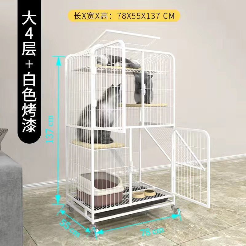 猫笼别墅超大自由空间家用猫笼子室内大号带厕所猫咪猫舍猫屋