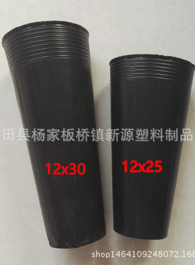 加厚营养钵批发育苗钵型细高12x25柑橘营养杯育苗杯