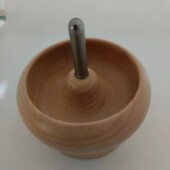 法式 钩针用快速穿珠碗米珠珠饰品穿碗木碗套装 工具绣花diy