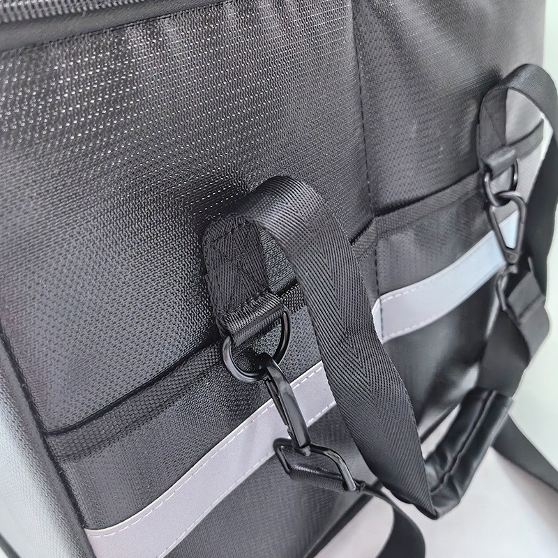 现货黑色带轮防火可折叠反光室内便捷收纳箱多功能文件大容量