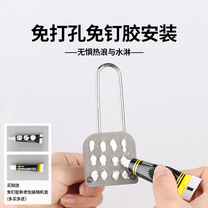 爆款!不锈钢长挂钩壁挂衣架浴室挂勾墙勾宿舍柜门厨房挂钩架免打