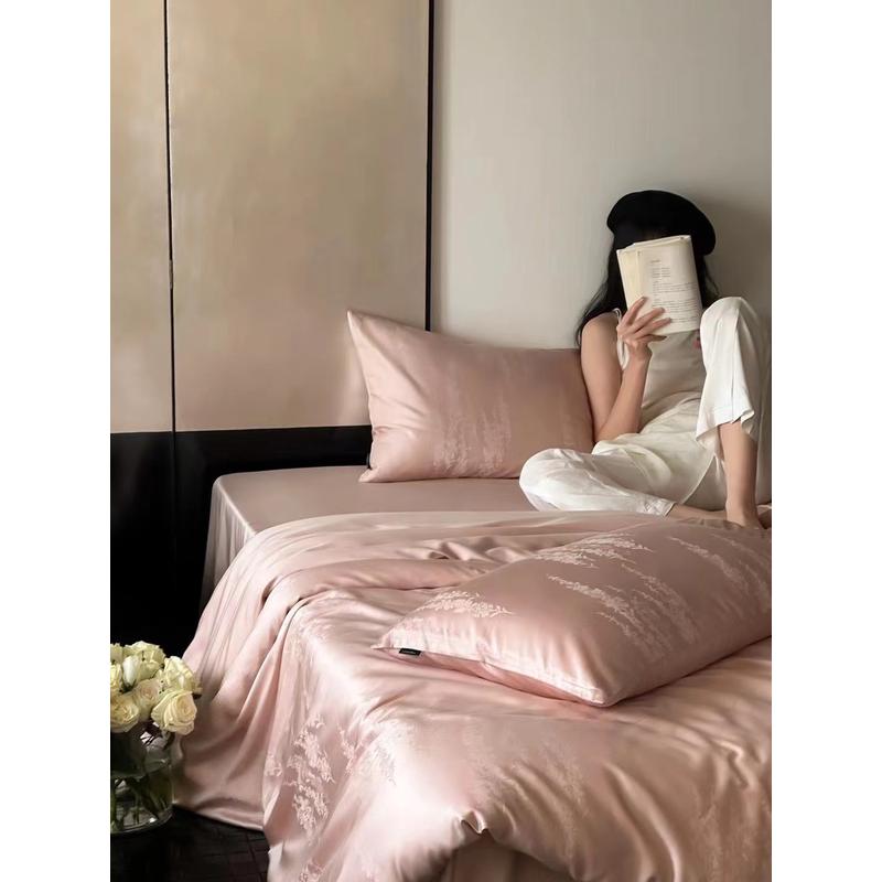 夏季tencel兰轻奢天丝丨床上四件套冰丝凉感床单被套精高级感床品